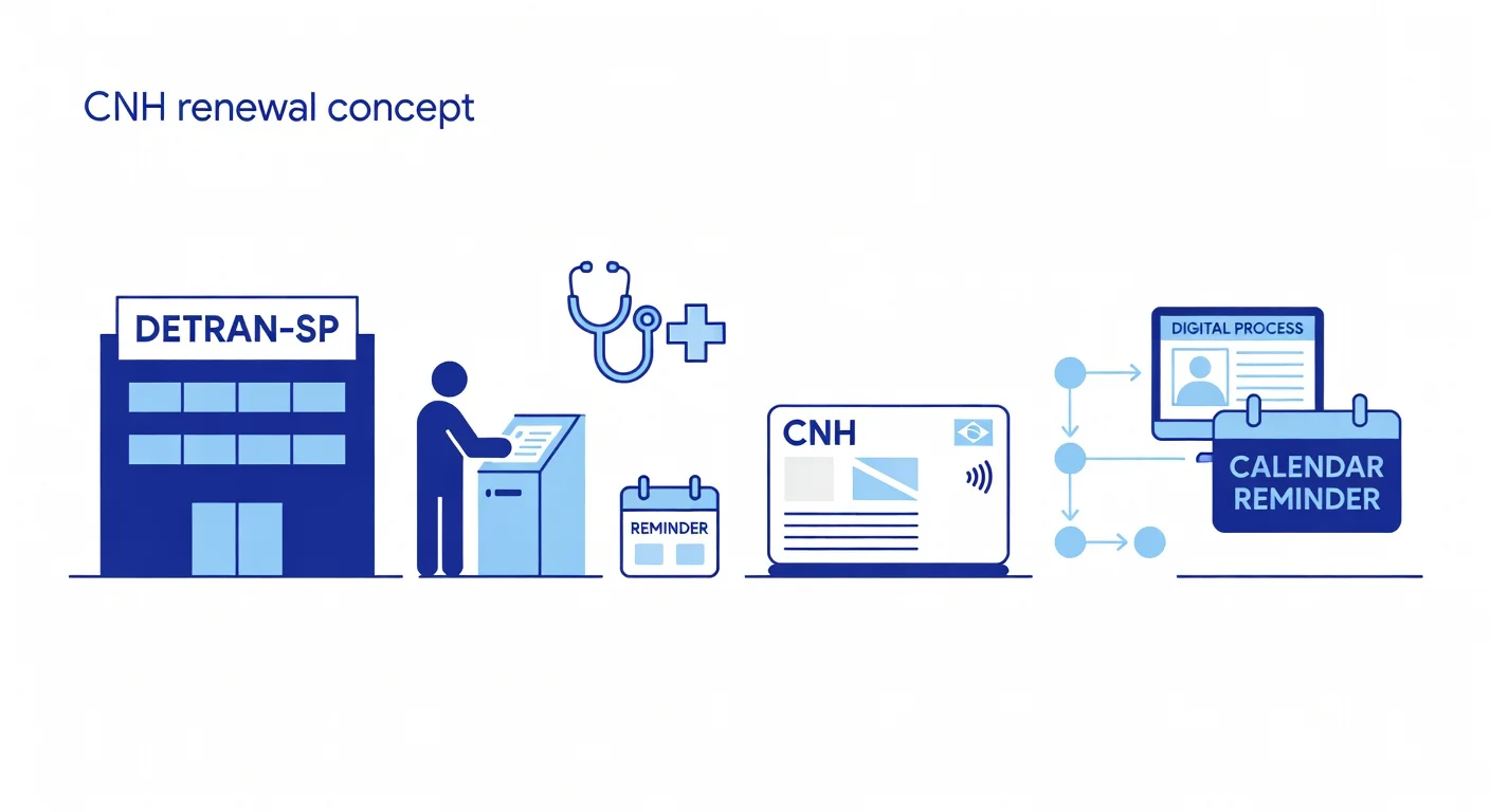 Renovação CNH SP 2026: Como Renovar Online e Presencial