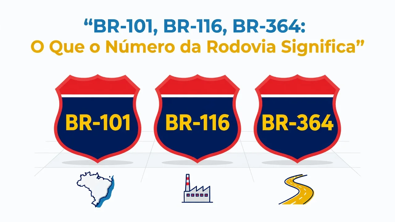 BR-101, BR-116, BR-364: O Que o Numero da Rodovia Significa