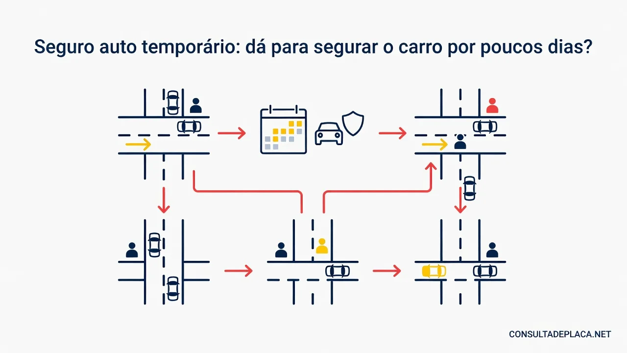 Seguro auto temporário: dá para segurar o carro por poucos dias?