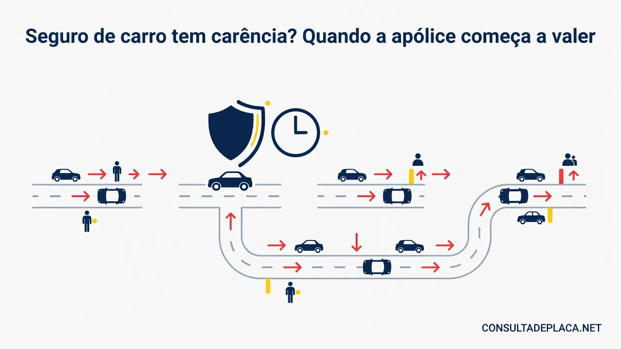 Seguro de carro tem carência? Quando a apólice começa a valer