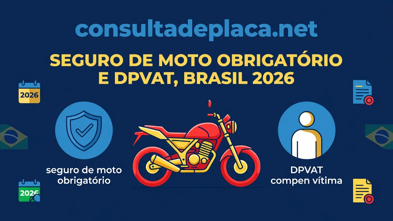 Seguro de Moto é Obrigatório? DPVAT e Terceiros 2026