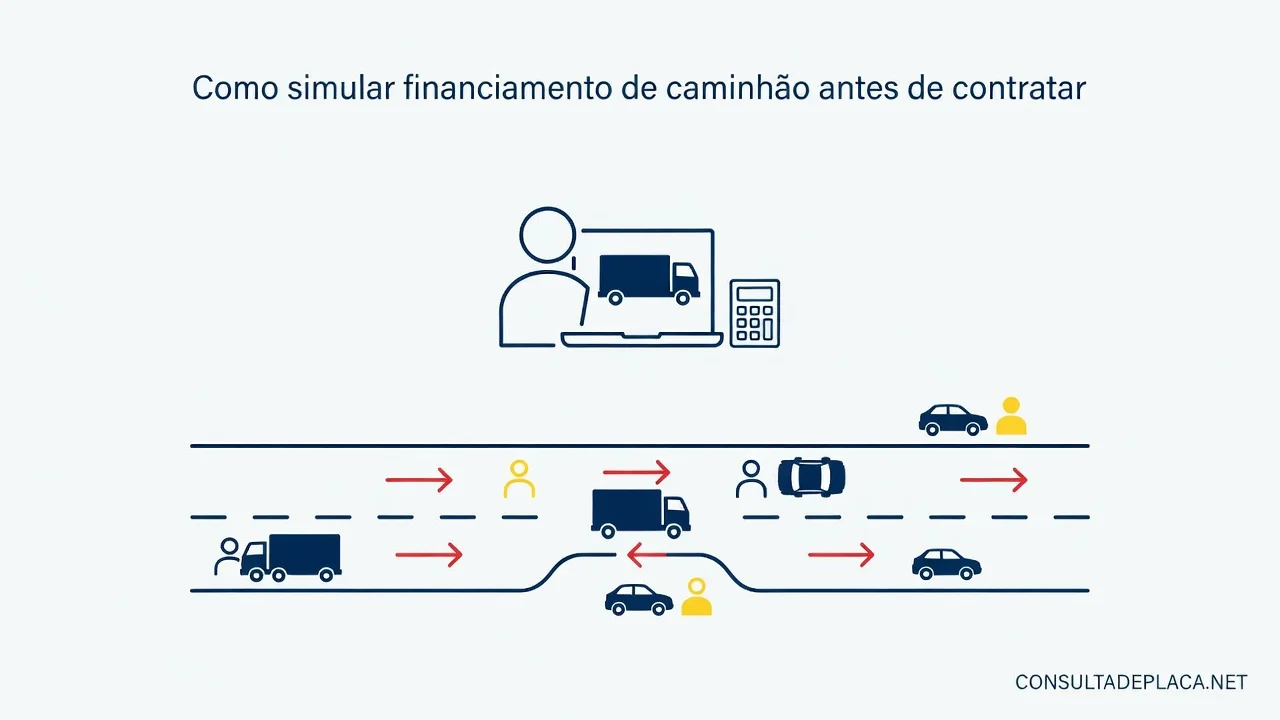 Como simular financiamento de caminhão antes de contratar