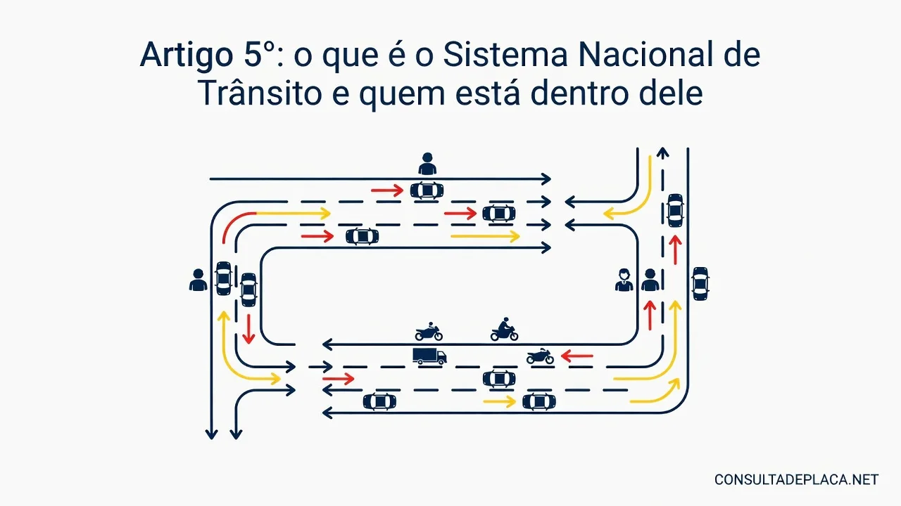 Artigo 5º do CTB: o que é o Sistema Nacional de Trânsito e quem está dentro dele
