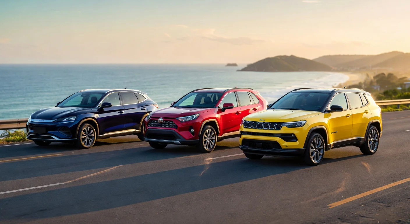 BYD Song Plus vs RAV4 Hybrid vs Compass PHEV: Qual SUV Híbrido Comprar em 2026?