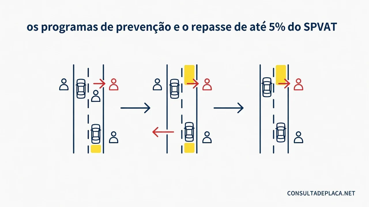 Artigo 78 do CTB: os programas de prevenção e o repasse de até 5% do SPVAT