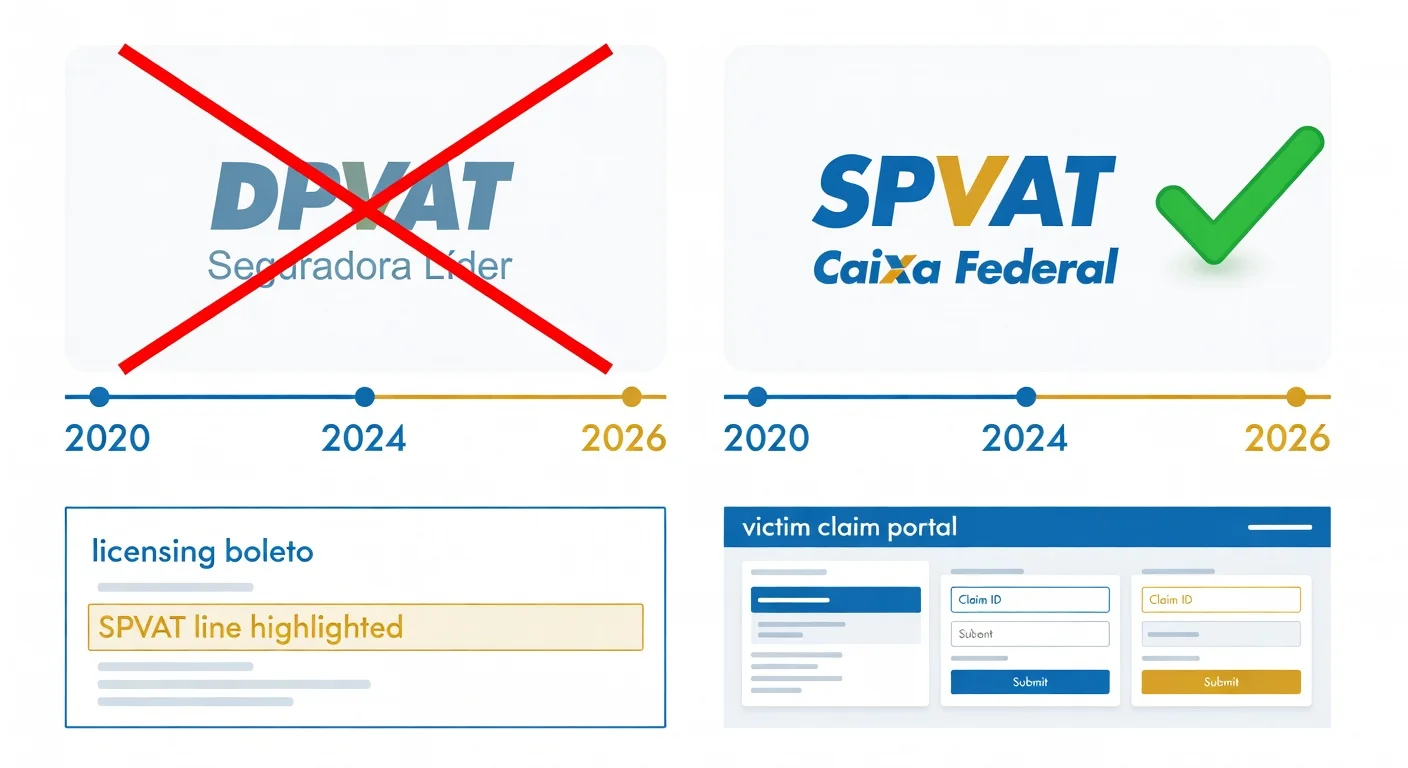 SPVAT substitui DPVAT em 2026: o que mudou no seguro obrigatório
