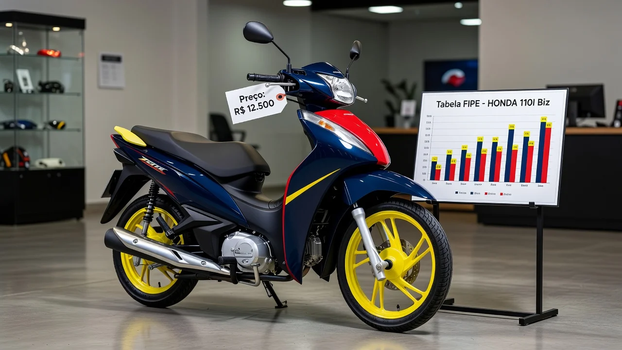 Tabela FIPE 110I Biz 2016: Preço Atualizado e Quanto Vale