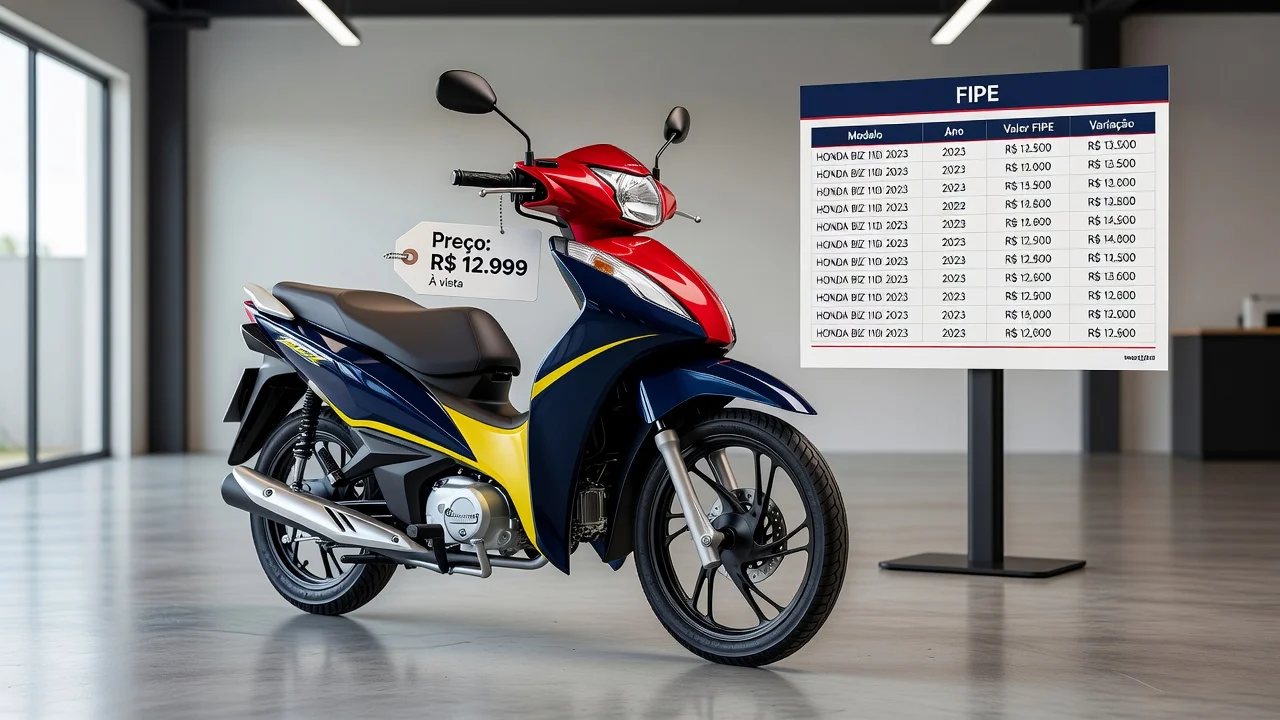 Tabela FIPE 110I Biz 2019: Preço Atualizado e Quanto Vale