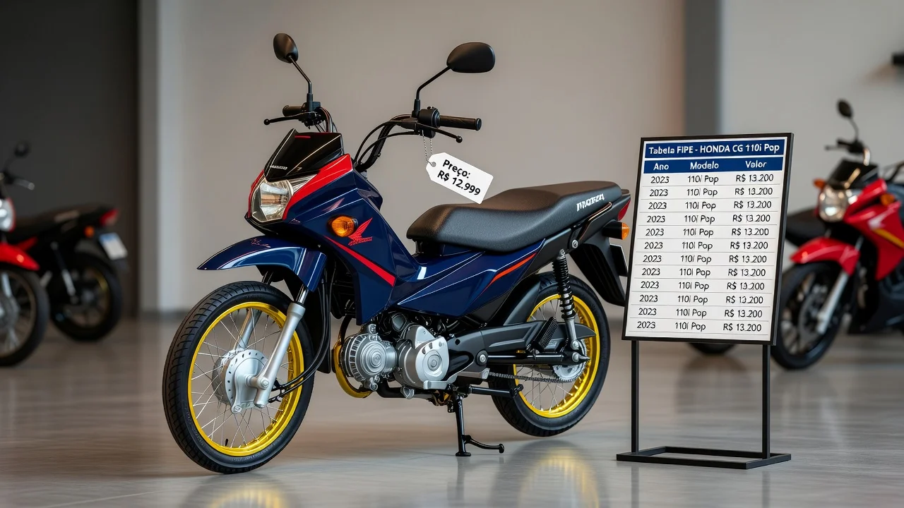 Tabela FIPE 110I Pop 2022: Preço Atualizado e Quanto Vale