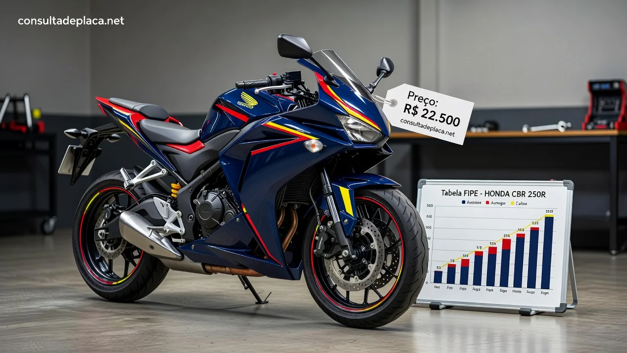 Tabela FIPE 250R Cbr 2012: Preço Atualizado e Quanto Vale