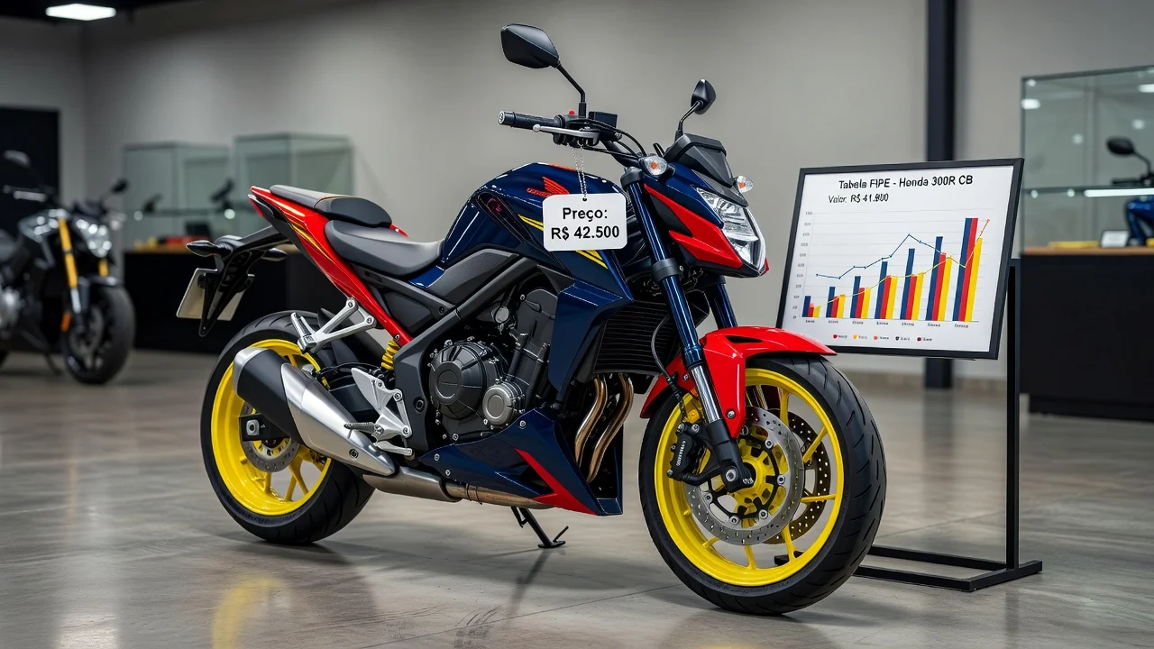 Tabela FIPE 300R Cb 2026: Preços por Ano e Como Consultar pela Placa