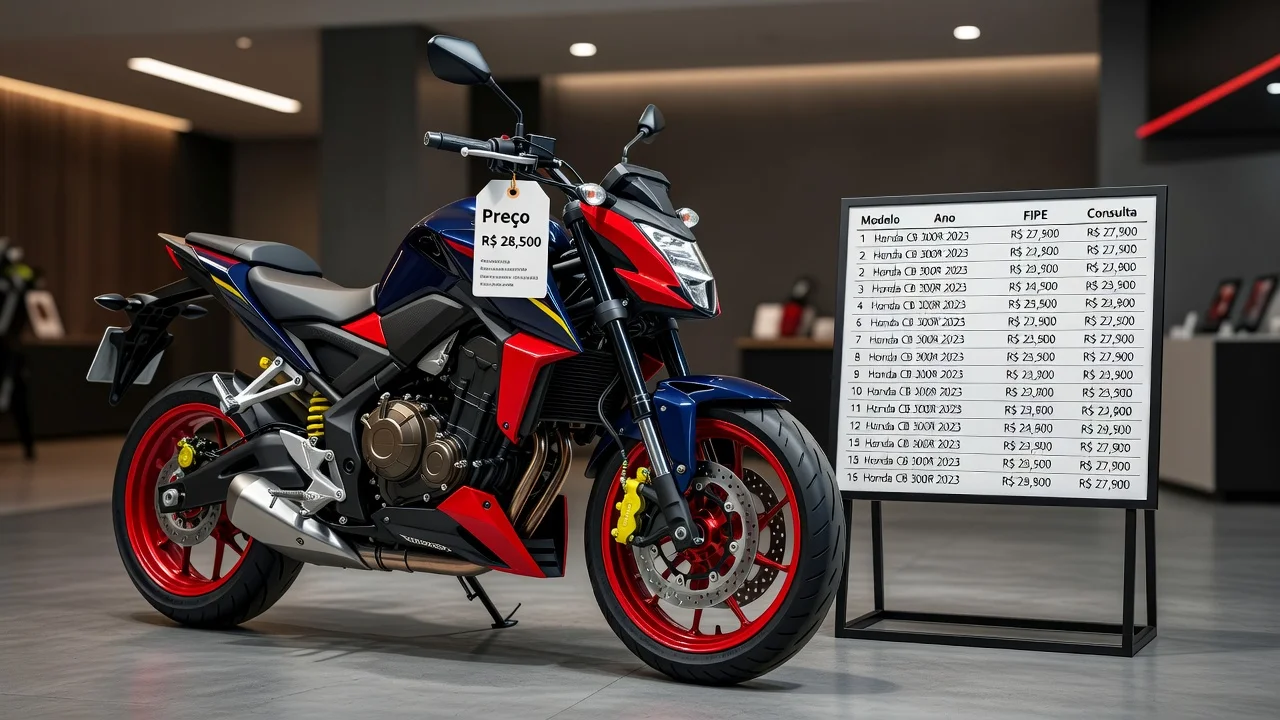Tabela FIPE 300R Cb 2012: Preço Atualizado e Quanto Vale