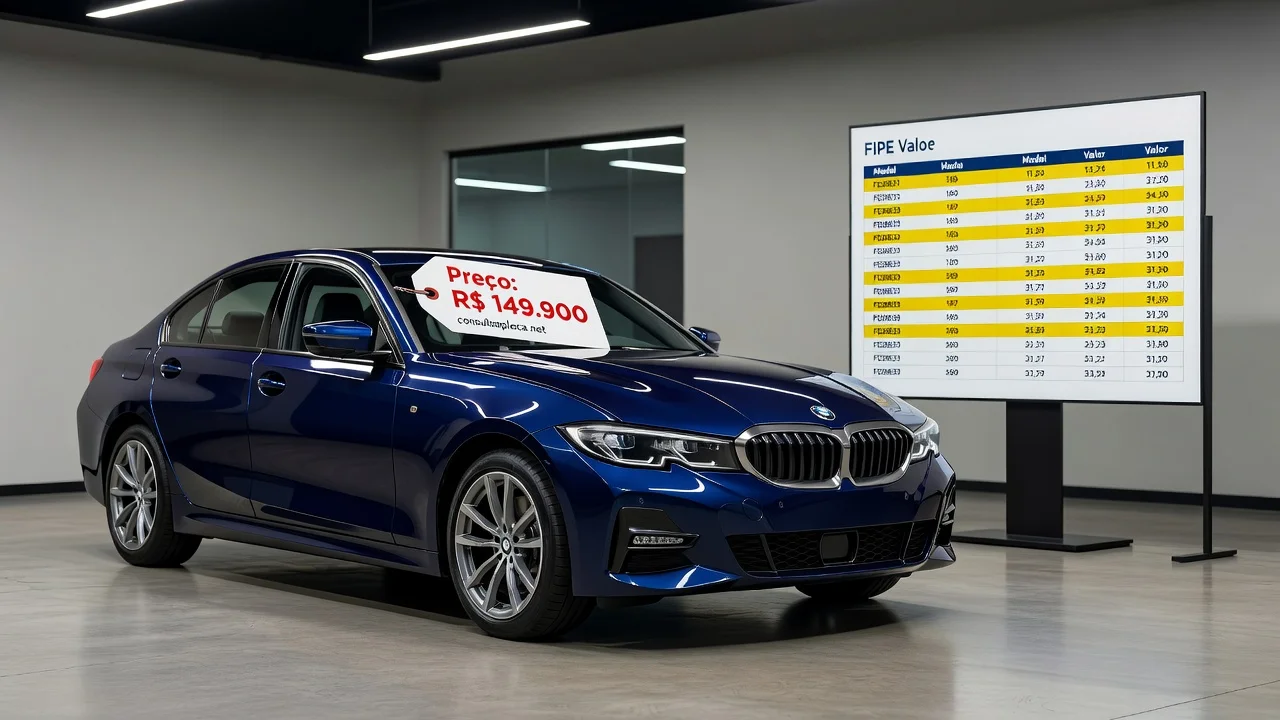 Tabela FIPE 320i 2026: Preços por Ano e Como Consultar pela Placa