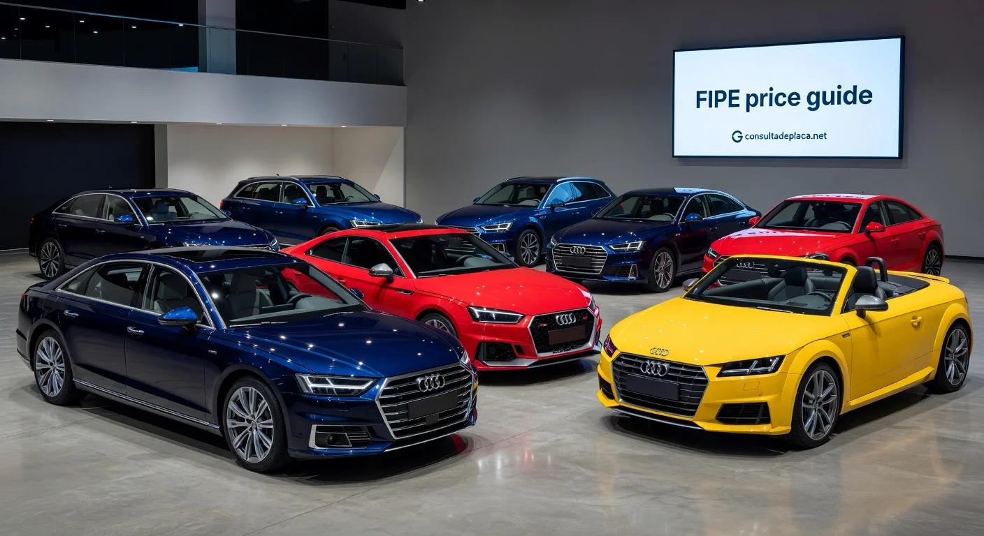 Tabela FIPE Audi Elétricos e Híbridos: Preços 2026