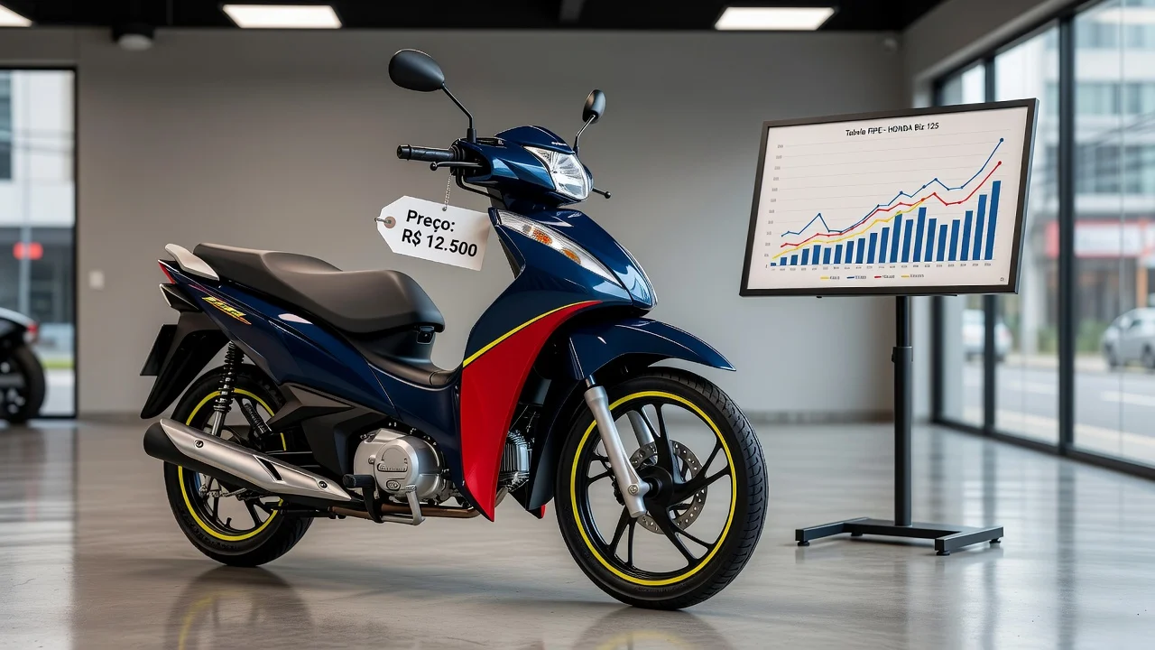 Tabela FIPE Biz 125 2008: Preço Atualizado e Quanto Vale