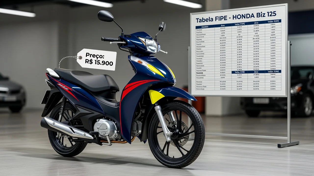 Tabela FIPE Biz 125 2013: Preço Atualizado e Quanto Vale
