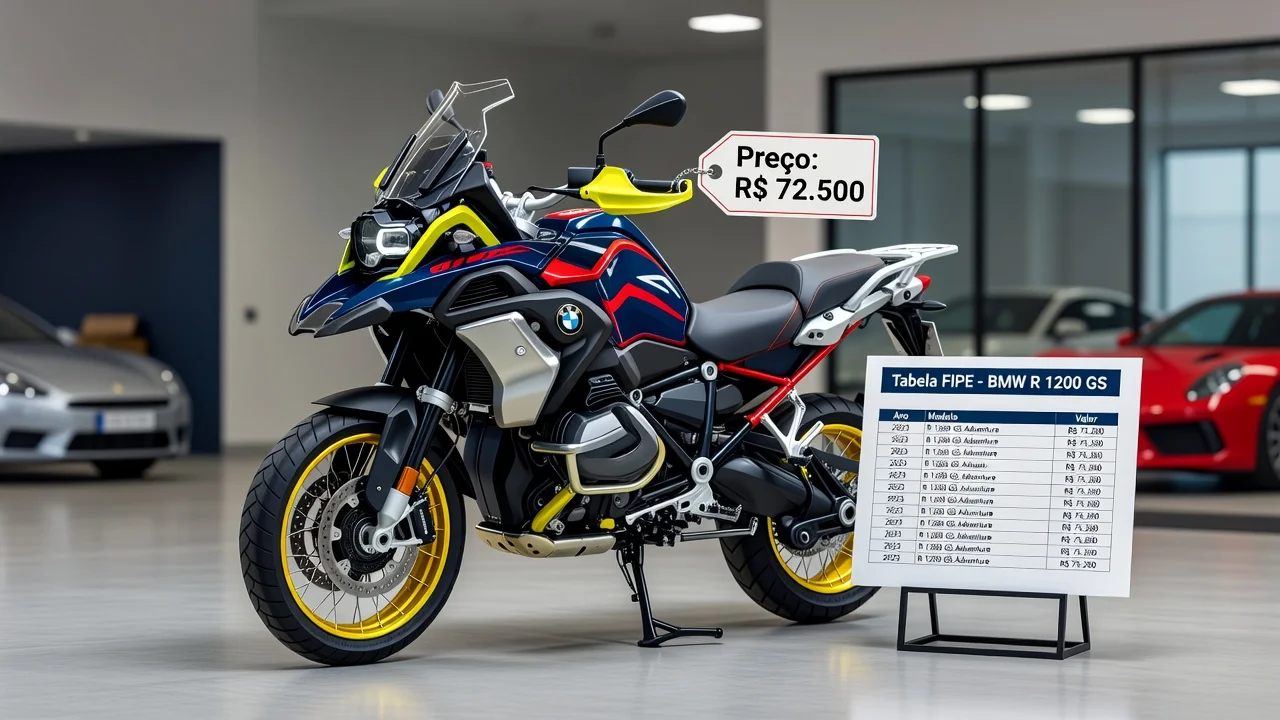 Tabela FIPE R 1200 GS 2026: Preços por Ano e Como Consultar pela Placa