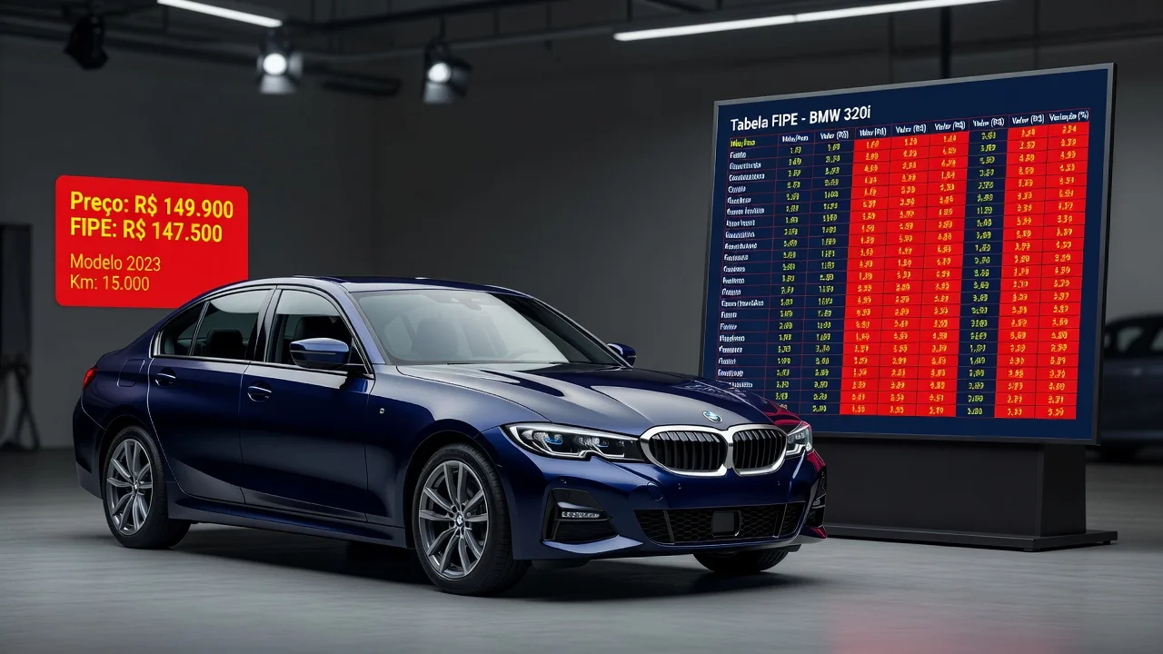 Tabela FIPE 320i 2026: Preços por Ano e Como Consultar pela Placa