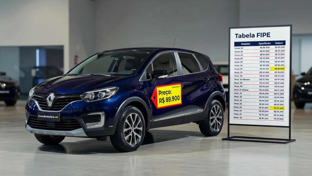 Tabela FIPE Captur 2018: Preço Atualizado e Quanto Vale