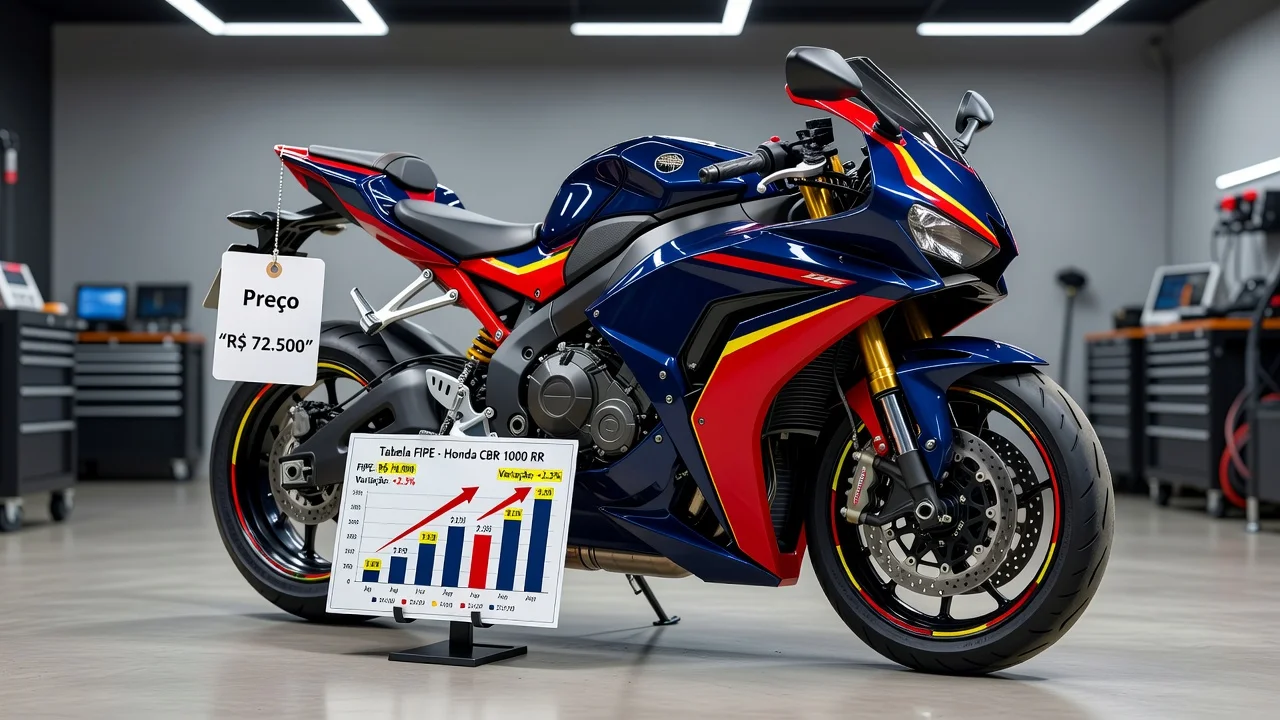 Tabela FIPE CBR 1000 RR 2026: Preços por Ano e Como Consultar pela Placa