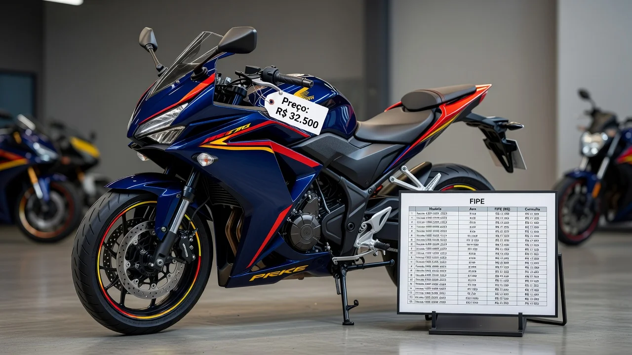Tabela FIPE CBR 500R 2026: Preços por Ano e Como Consultar pela Placa