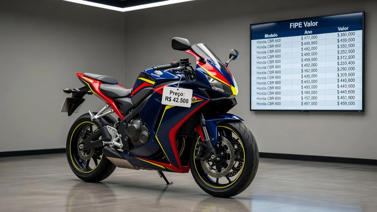 Tabela FIPE Cbr 600 2012: Preço Atualizado e Quanto Vale