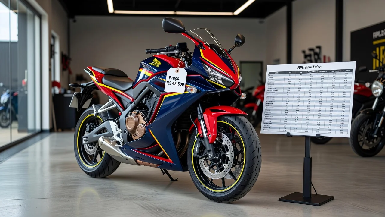 Tabela FIPE CBR 650F 2026: Preços por Ano e Como Consultar pela Placa