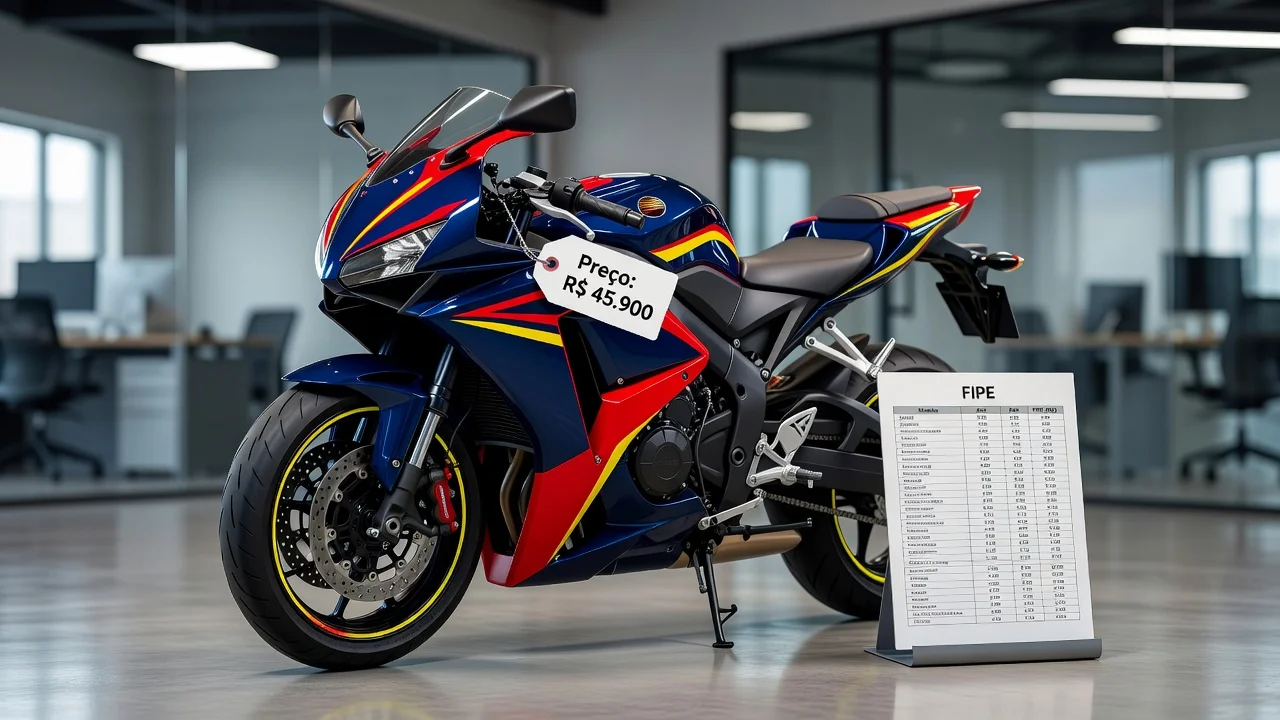 Tabela FIPE Cbr Rr 600 2026: Preços por Ano e Como Consultar pela Placa