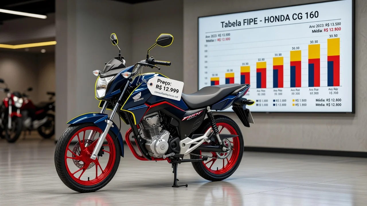 Tabela FIPE Cg 160 2019: Preço Atualizado e Quanto Vale