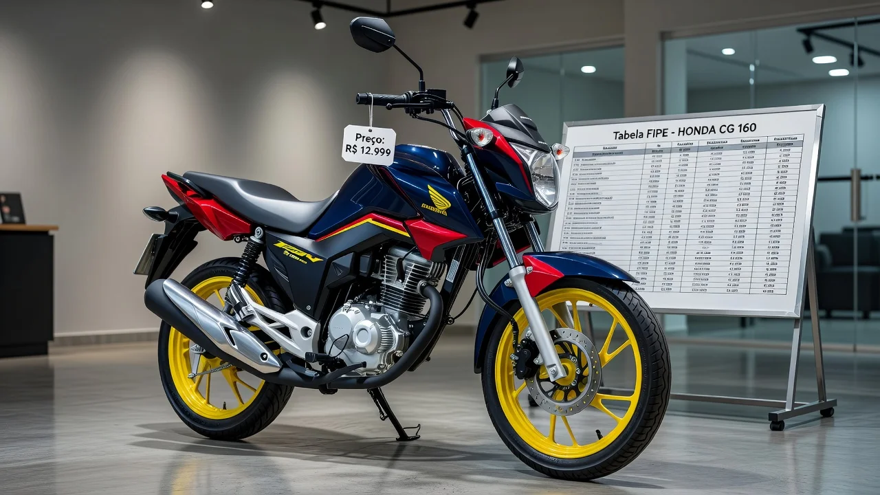 Tabela FIPE Cg 160 2021: Preço Atualizado e Quanto Vale