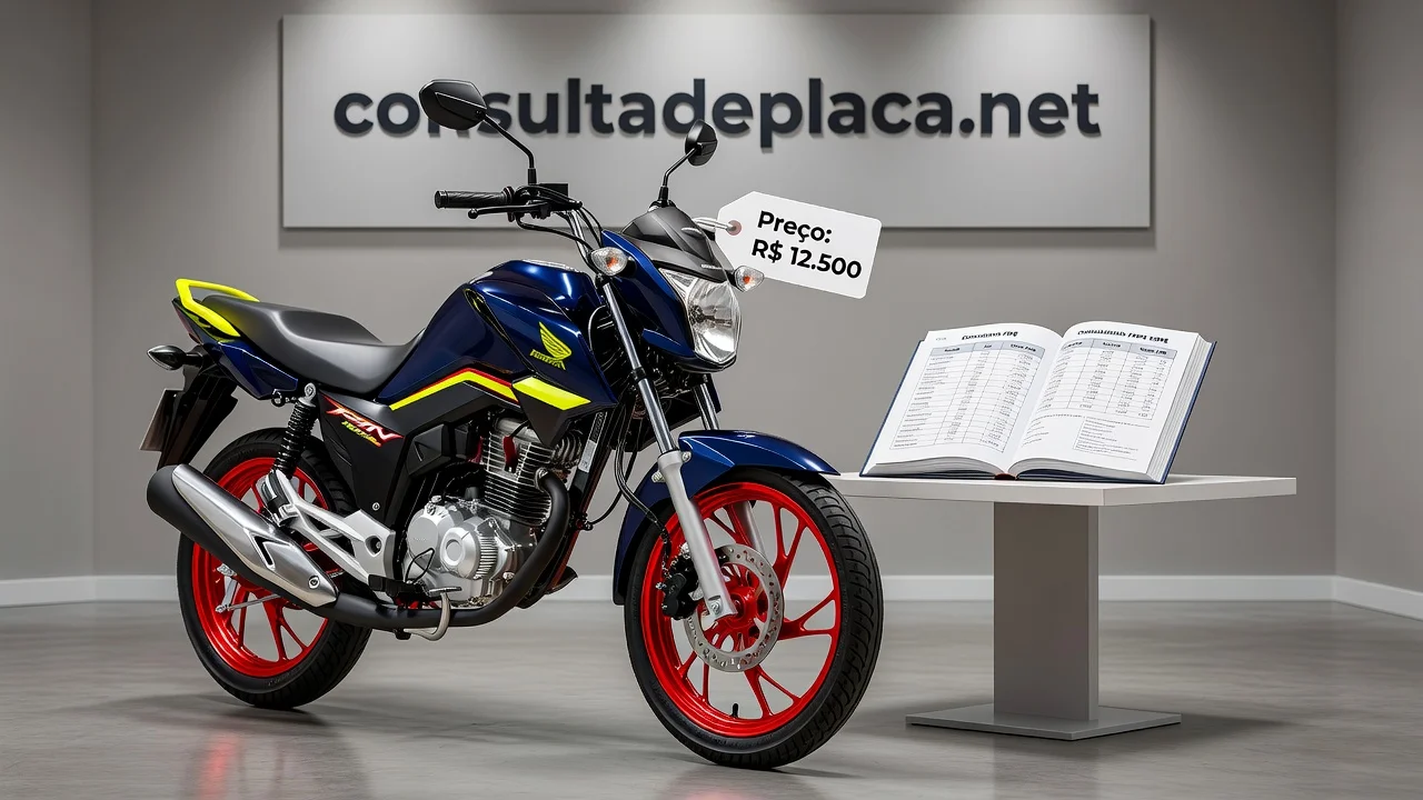 Tabela FIPE Cg Fan 125 2026: Preços por Ano e Como Consultar pela Placa