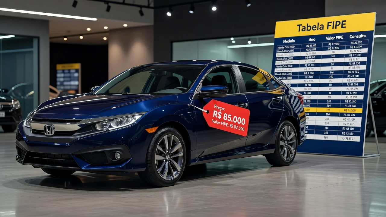 Tabela FIPE Civic 2013: Preço Atualizado e Quanto Vale