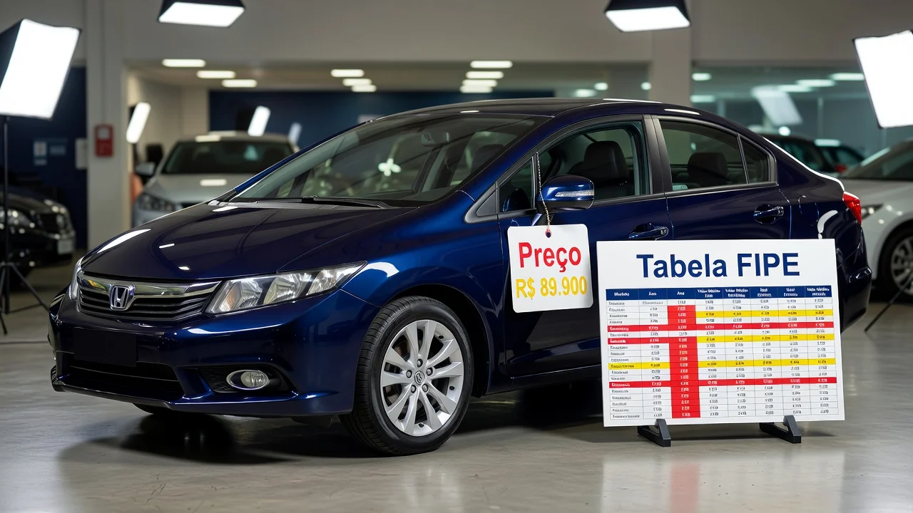 Tabela FIPE Civic Lxr 2014: Preço Atualizado e Quanto Vale
