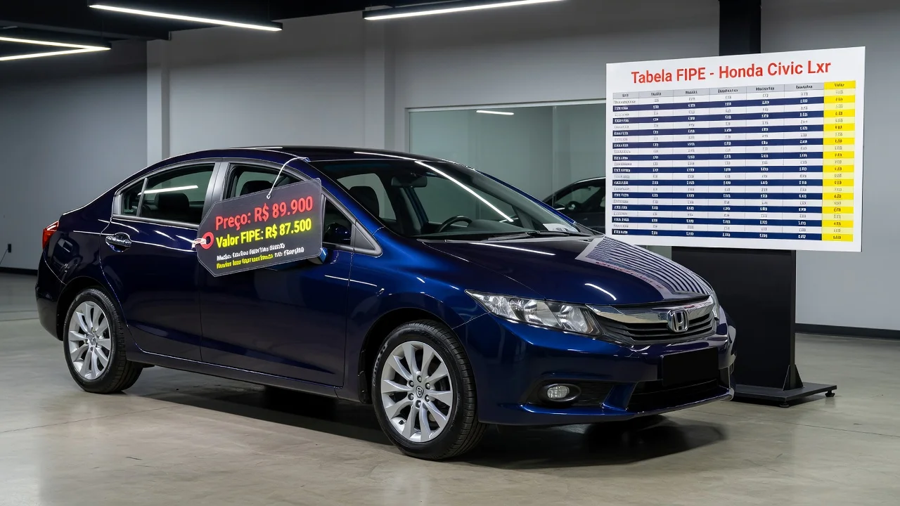 Tabela FIPE Civic Lxr 2015: Preço Atualizado e Quanto Vale