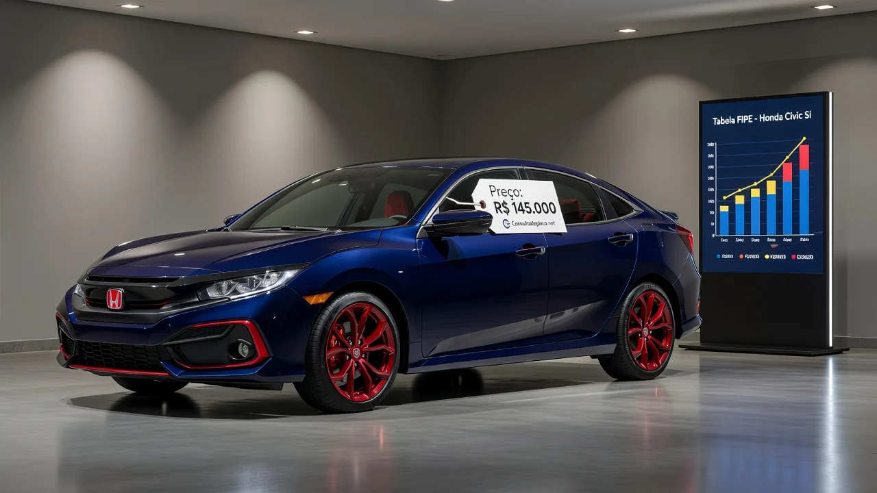 Tabela FIPE Civic Si 2008: Preço Atualizado e Quanto Vale