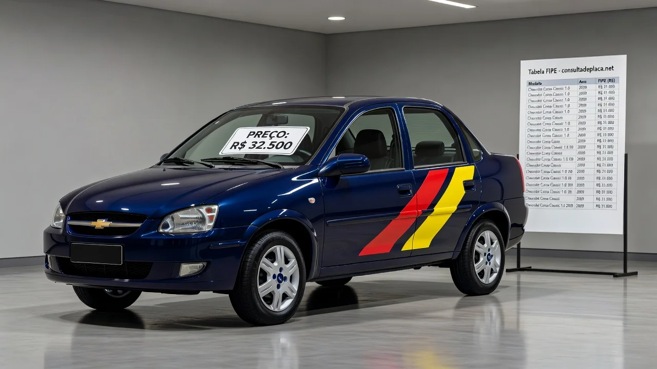 Tabela FIPE Classic Corsa 2003: Preço Atualizado e Quanto Vale
