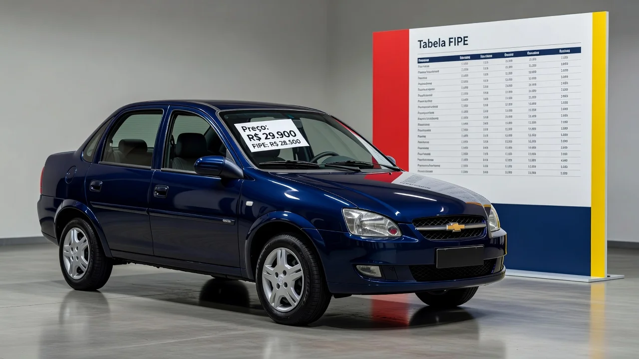 Tabela FIPE Classic Corsa 2005: Preço Atualizado e Quanto Vale