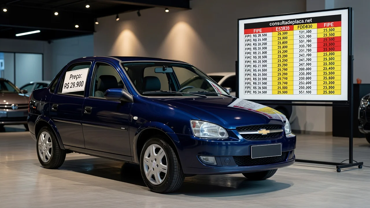 Tabela FIPE Classic Corsa 2014: Preço Atualizado e Quanto Vale