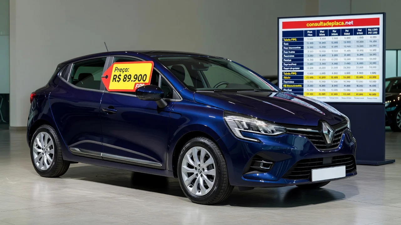 Tabela FIPE Clio 2026: Preços por Ano e Como Consultar pela Placa