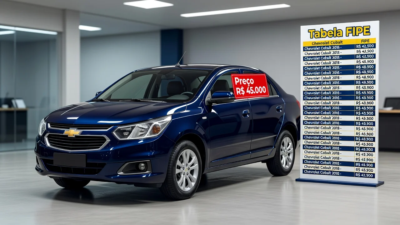Tabela FIPE Cobalt 2026: Preços por Ano e Como Consultar pela Placa