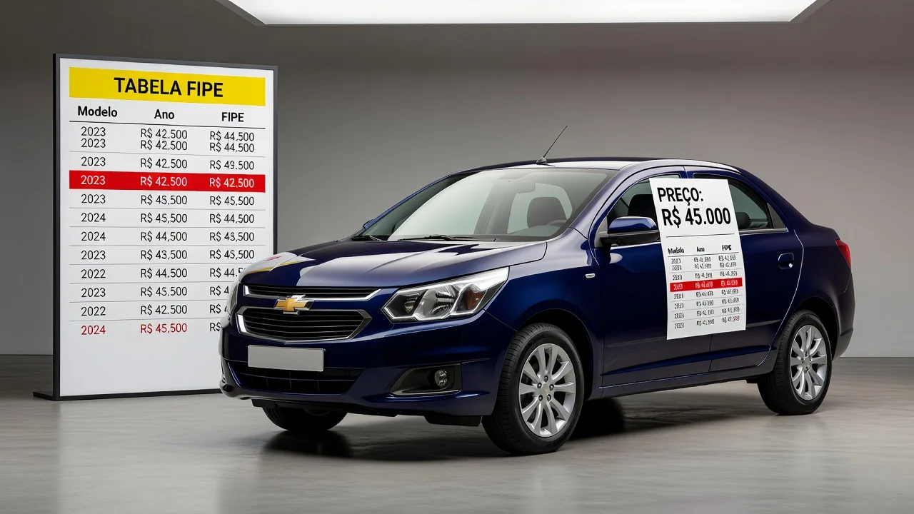 Tabela FIPE Cobalt 2016: Preço Atualizado e Quanto Vale