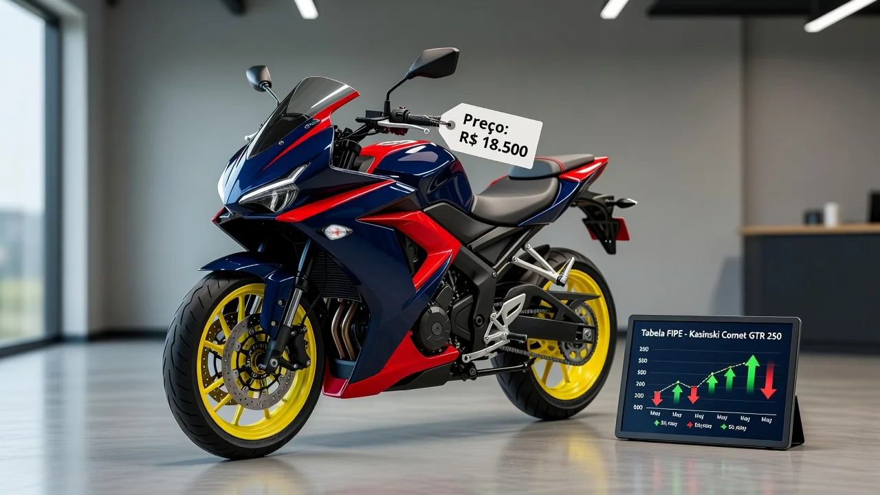 Tabela FIPE Comet GTR 250 2026: Preços por Ano e Como Consultar pela Placa
