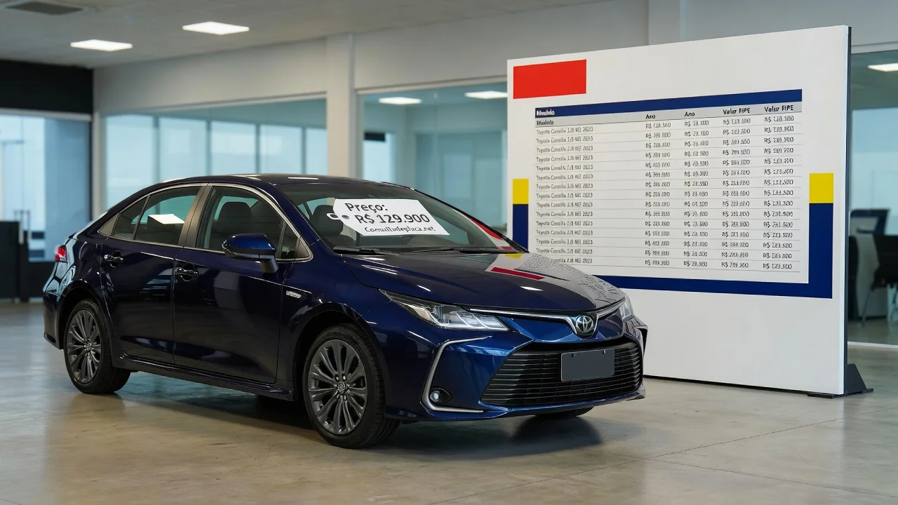 Tabela FIPE Corolla 2009: Preço Atualizado e Quanto Vale
