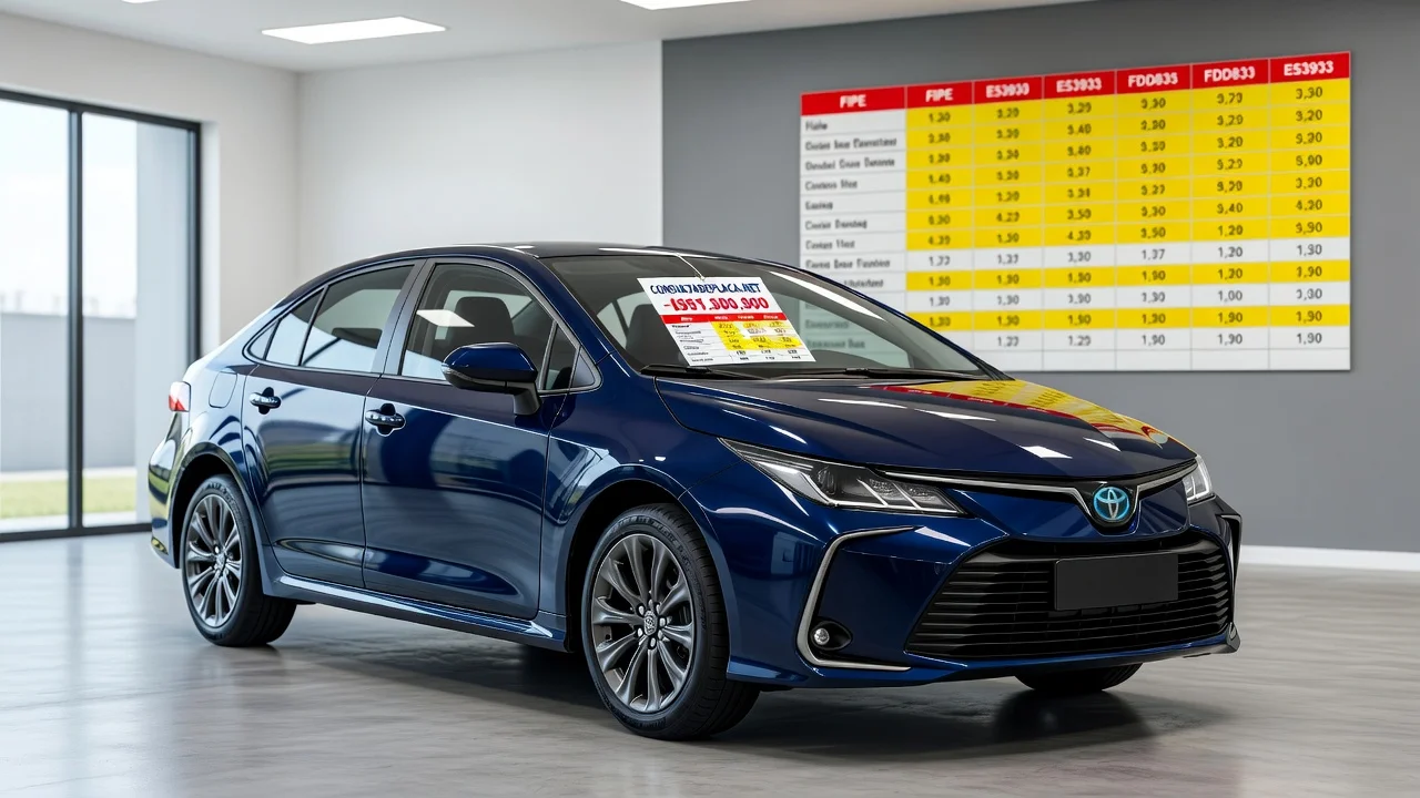 Tabela FIPE Corolla 2014: Preço Atualizado e Quanto Vale