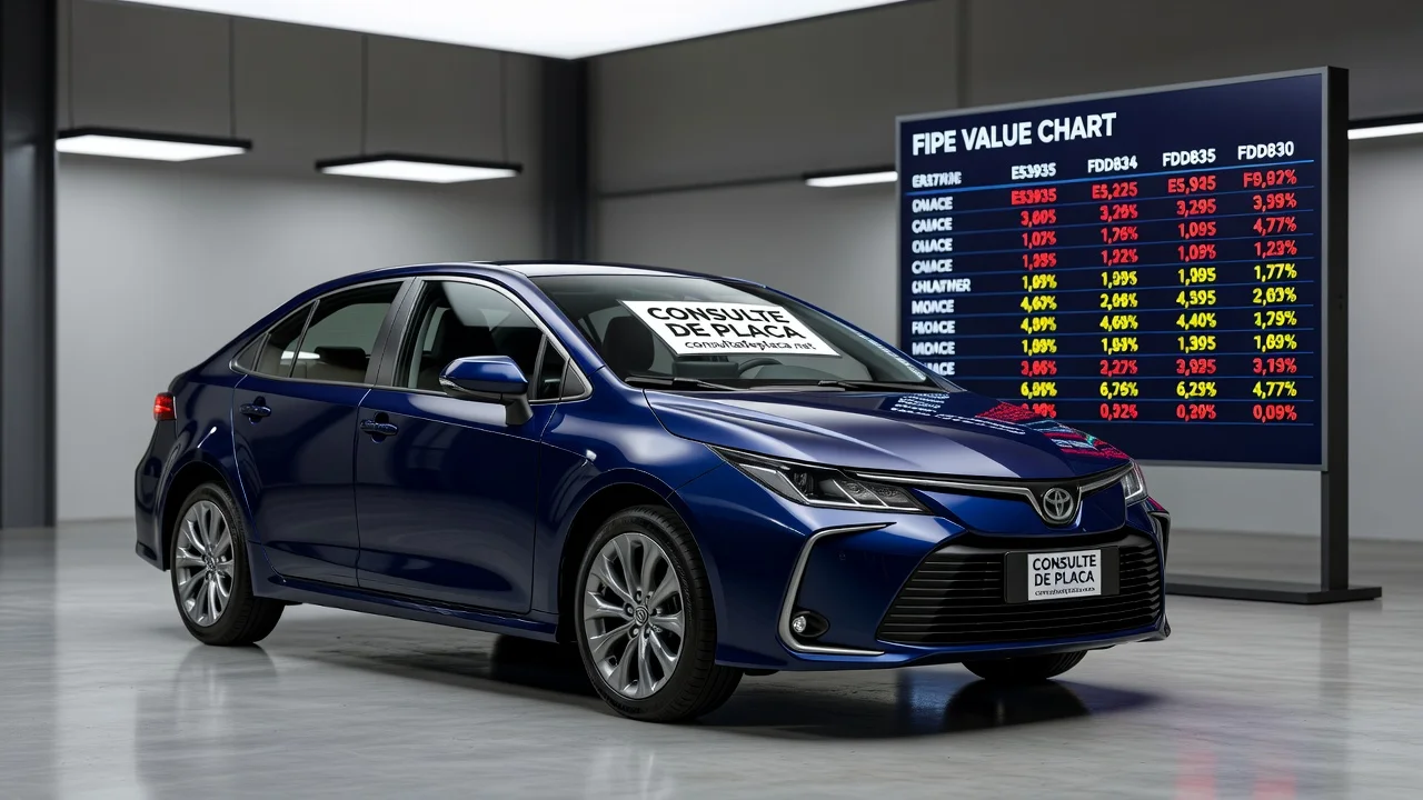 Tabela FIPE Corolla 2019: Preço Atualizado e Quanto Vale
