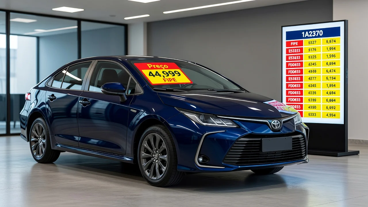 Tabela FIPE Corolla 2022: Preço Atualizado e Quanto Vale