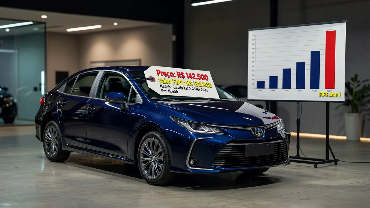 Tabela FIPE corolla-xei 2026: Preços por Ano e Como Consultar pela Placa