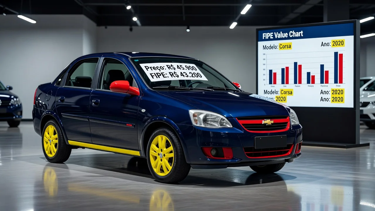 Tabela FIPE Corsa 1999: Preço Atualizado e Quanto Vale
