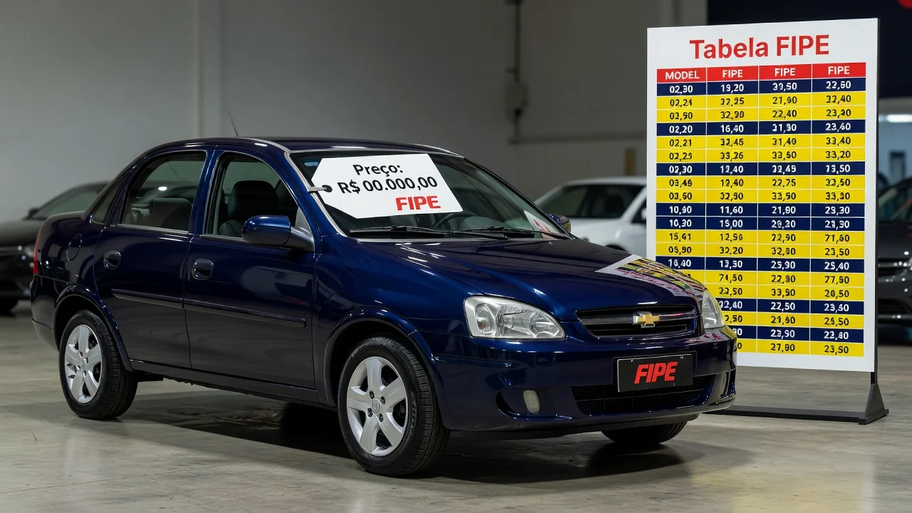 Tabela FIPE Corsa 2002: Preço Atualizado e Quanto Vale