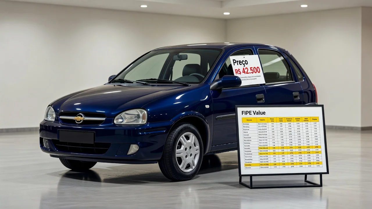 Tabela FIPE Corsa 2007: Preço Atualizado e Quanto Vale